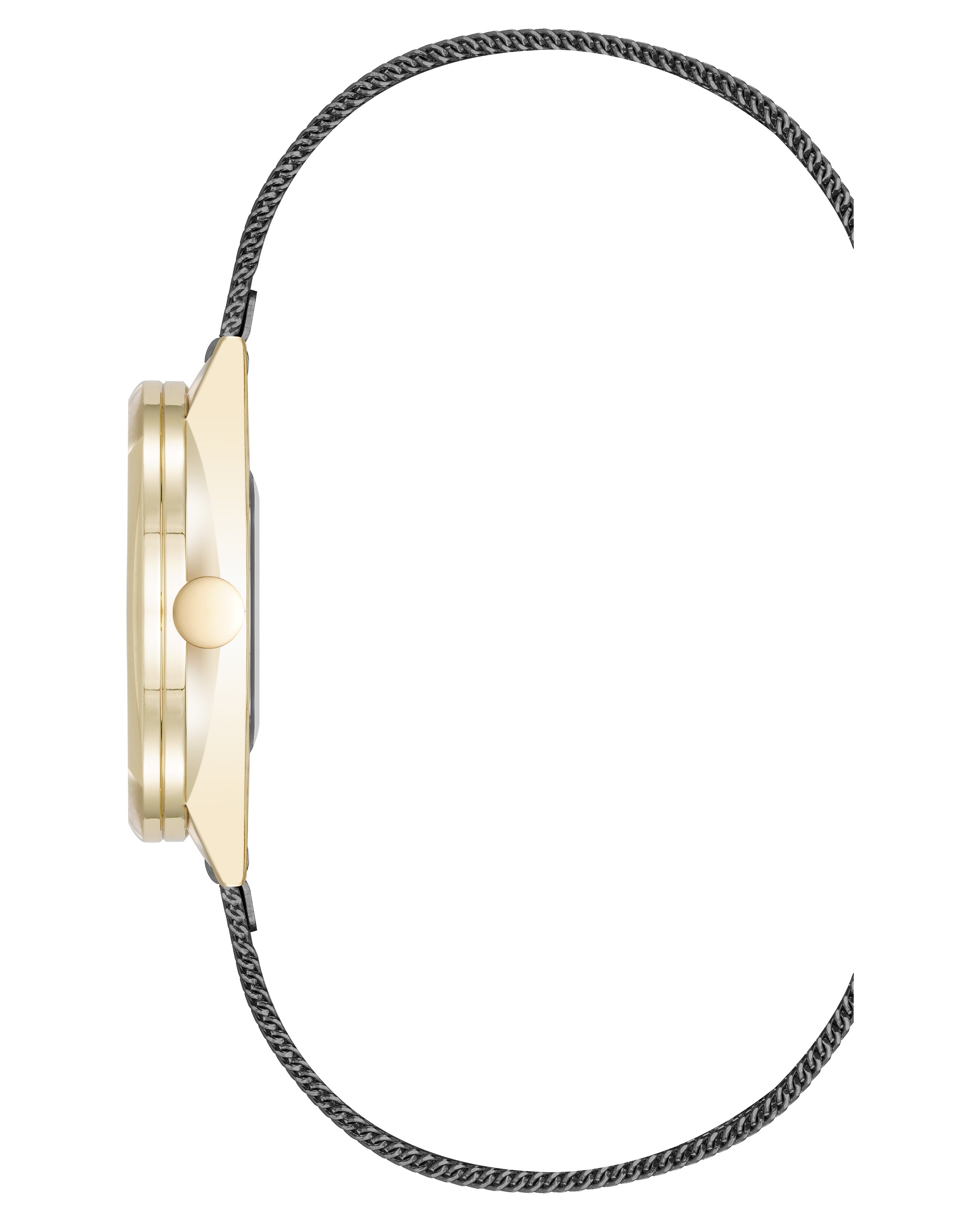 Round Case Mesh Bracelet Watch